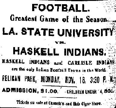 LSU-Haskell Ad 1908